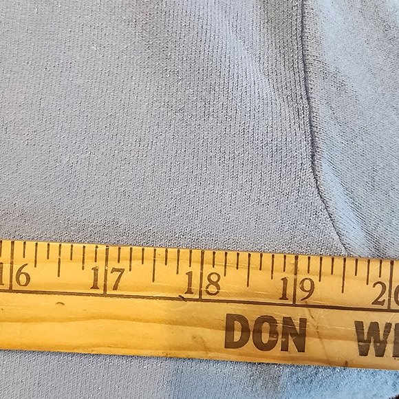 SANDRO Women Sweater Keep On Dancing Slogan Sweater in Blue, L, V Neck,Casual - Picture 11 of 16